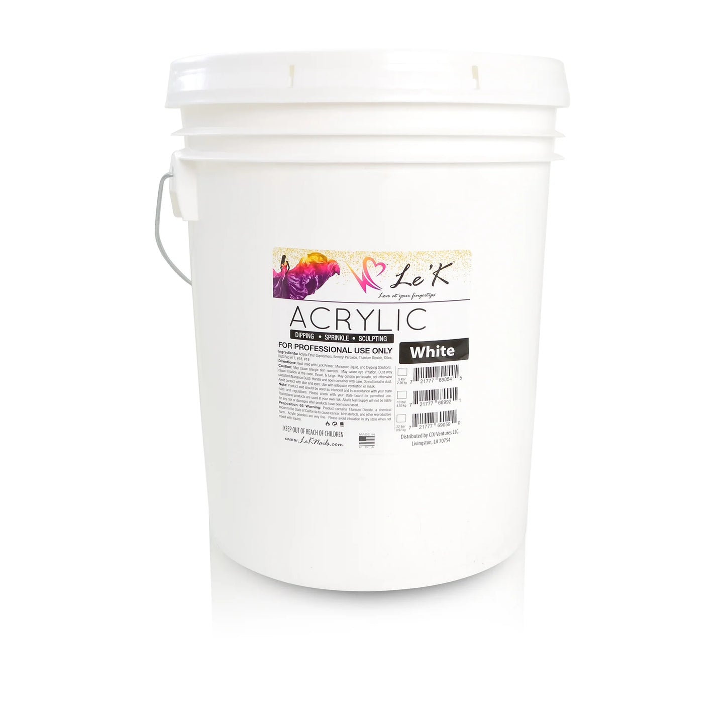 Akryl Pulver: Snow White 11,3kg